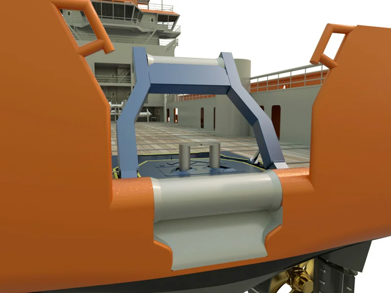 Combined A Frames And Stern Rollers